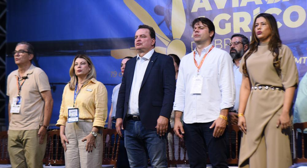 Propósitos e avanços da aviação agrícola destacados na abertura do congresso do setor em Cuiabá