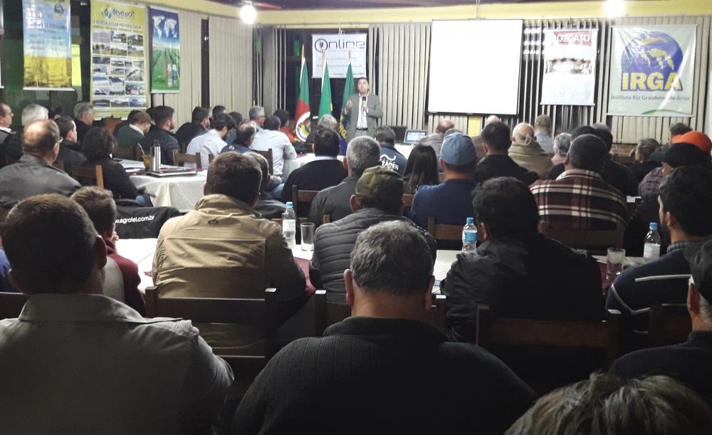 Tema soja abriu o Ciclo de Palestras de Tapes 2018