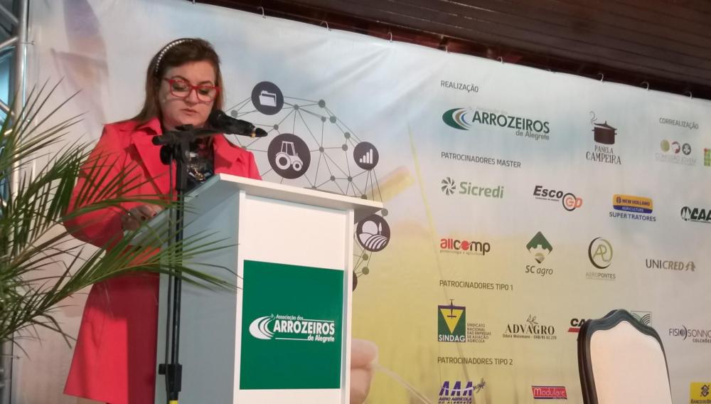 “A tecnologia soma, mas não pode ficar concentrada”, diz dirigente, na abertura da 12ª Semana Arrozeira de Alegrete