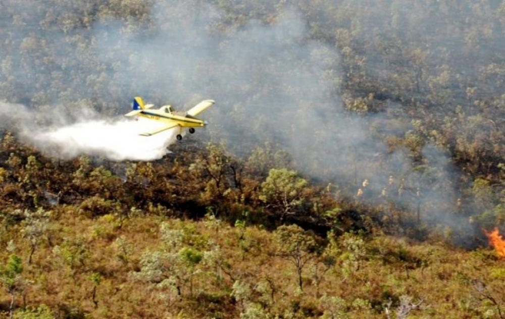 AVIAÇÃO AGRÍCOLA JÁ FEZ 2 MIL HORAS COMBATENDO QUEIMADAS
