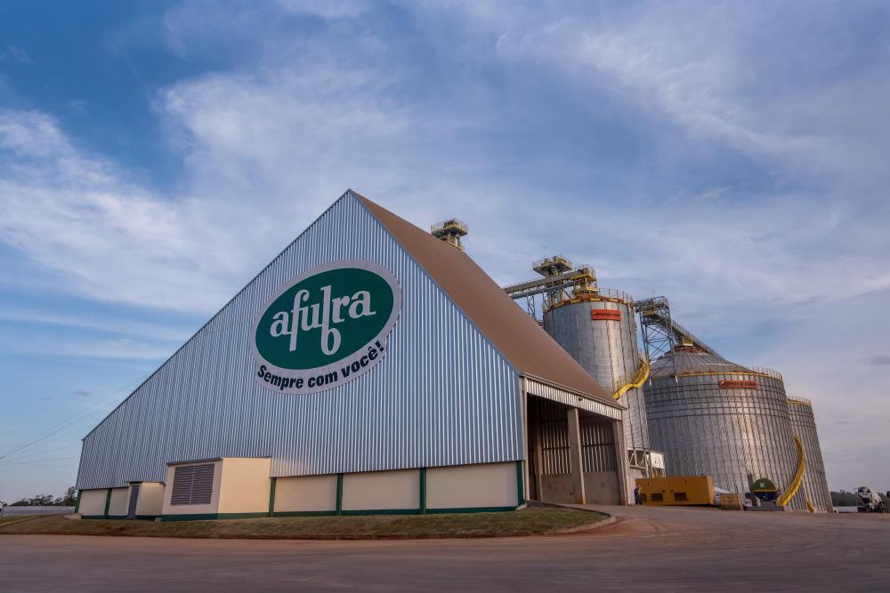 Começam as operações da primeira unidade de grãos da Afubra